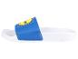 Lidl slippers, blauw en wit.