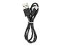 Câble USB noir avec connecteurs USB-A et USB-C.