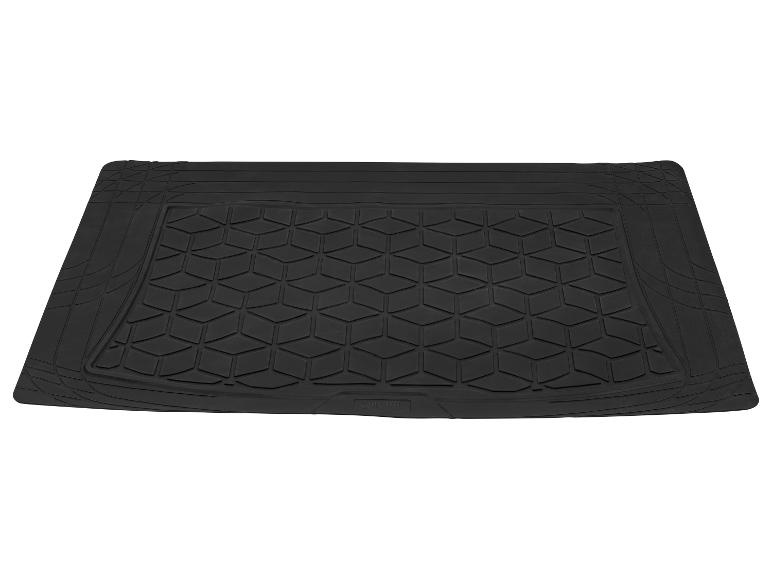 Tapis de sol de voiture noir en caoutchouc avec motif géométrique, marque Ultimate.