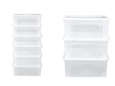 Boîtes de rangement, 3 ou 6 pièces LIVARNO home