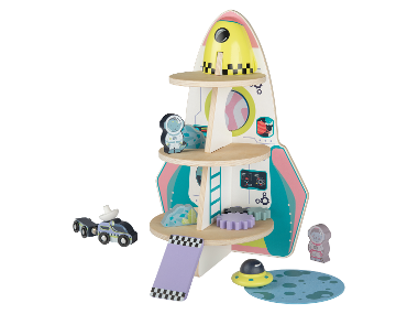 PLAYTIVE Fusée en bois
