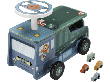 LUPILU® Houten loopwagen of hobbelpaard