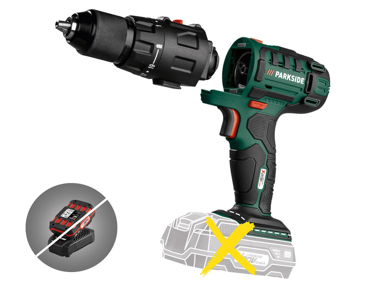 Aller en mode plein écran PARKSIDE® Appareil combiné 3 en 1 sans fil » PKGA 20-Li C2 «, 20 V - Photo 1