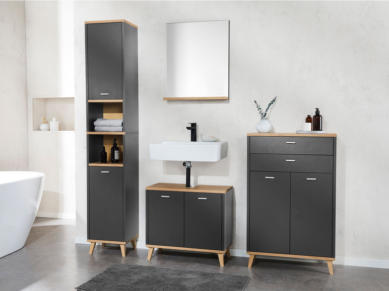 Ga naar volledige schermweergave: LIVARNO home Wandspiegel, 50 x 10 x 60 cm - afbeelding 6