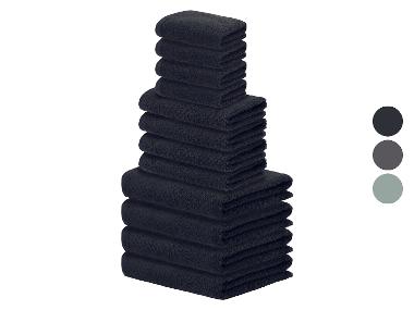 LIVARNO® Set de serviettes de bain, 12 pièces