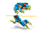 Ensemble Lego Creator 3 en 1 avec une grenouille, un lézard ou un serpent.
