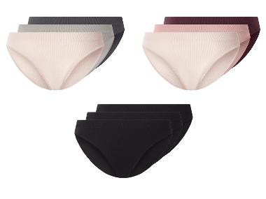 ESMARA® Slips seamless pour femmes, 3 pièces