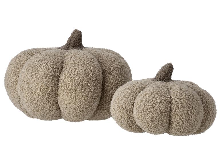 GILDE Kissen Hirschillen Creme/braun/schwarz mit Hirschkopf, Rückseite aus Samt 100% Polyester mit Reißverschluss bei 30 Grad waschbar H: 45 cm B: 45 cm 47409
