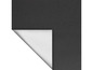 Tissu noir avec dos blanc.