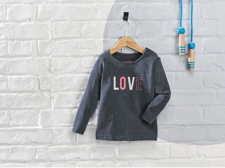 Ga naar volledige schermweergave: lupilu® Shirt met lange mouwen van een katoenmix - afbeelding 5