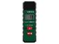 Parkside digitale toerenteller met een display dat 0.0 RPM toont en twee rode knoppen.