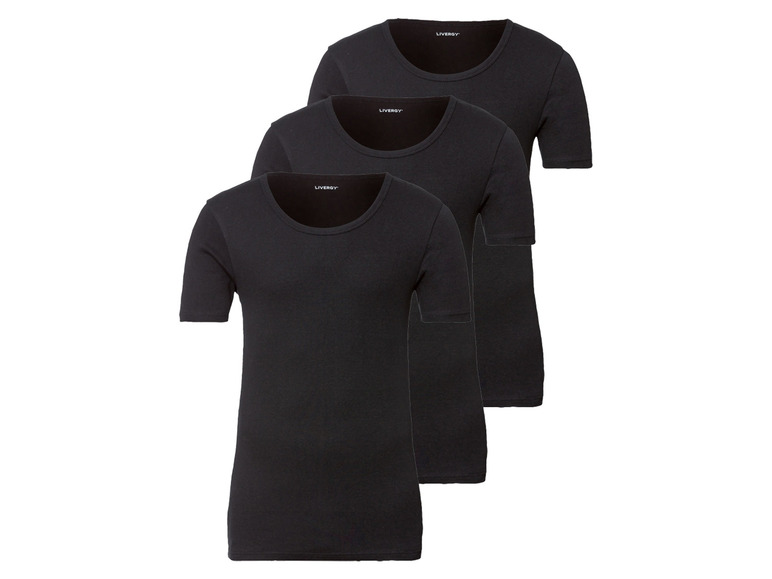 Ga naar volledige schermweergave: LIVERGY® Set van 3 katoenen t-shirts - afbeelding 8