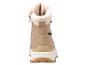 Botte beige avec doublure en fausse fourrure et semelle épaisse