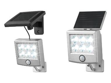 LIVARNO® Projecteur solaire LED avec détecteur de mouvement