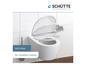 Een toiletbril met soft-close functie van Schütte.