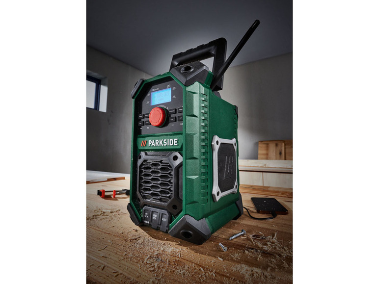 Aller en mode plein écran Radio de chantier sans fil 20 V PARKSIDE® PBRA20 - Photo 9