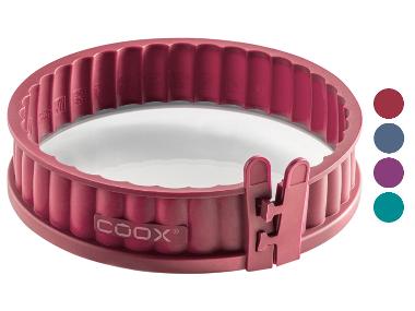 Coox Moule à quiche avec fond en verre 18 cm