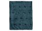 Plaid vert avec motif de voitures