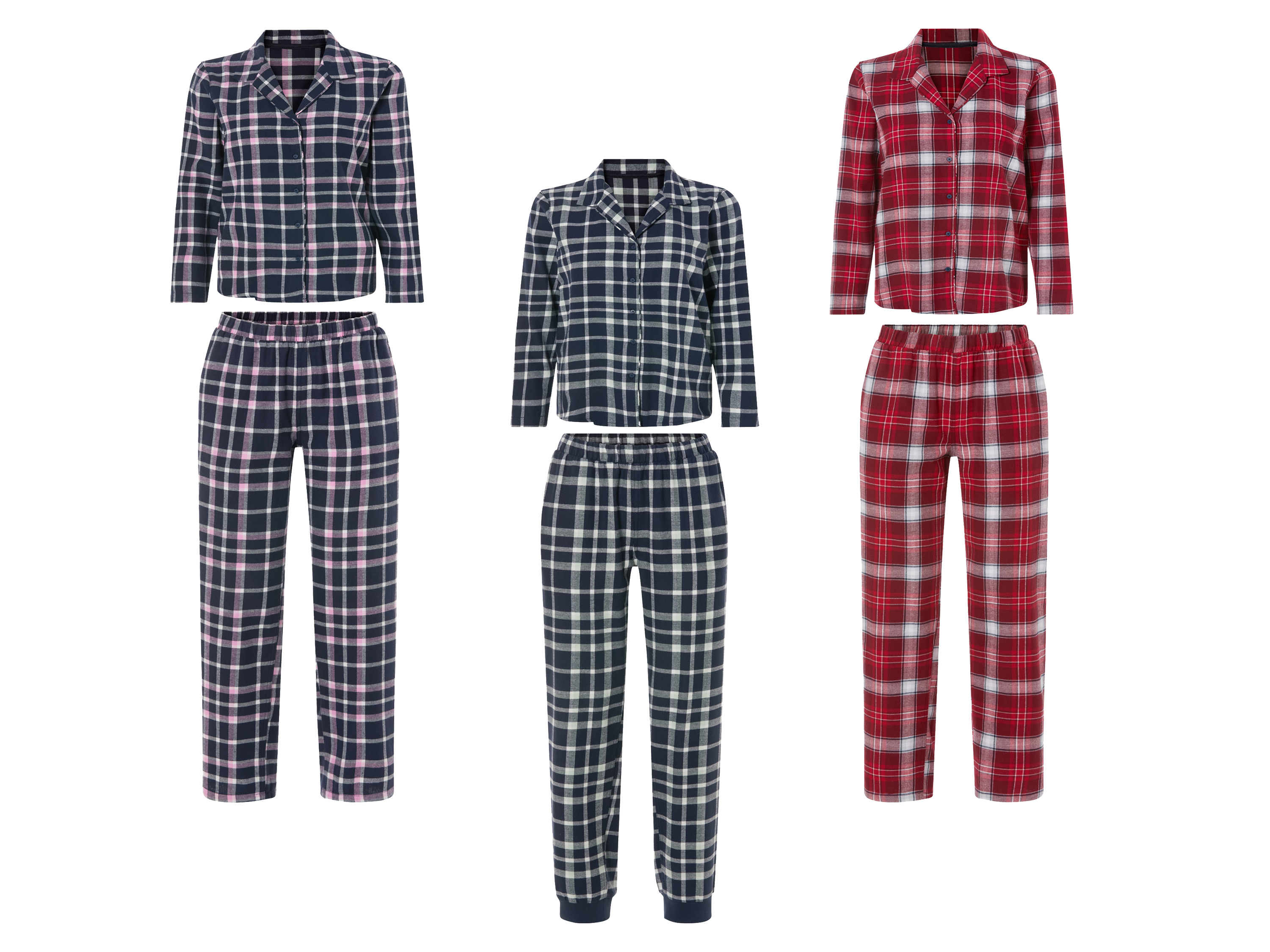 Flanellen pyjama dames esmara®