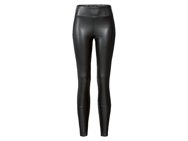 Aller en mode plein écran esmara® Legging en look cuir avec intérieur doux - Photo 1