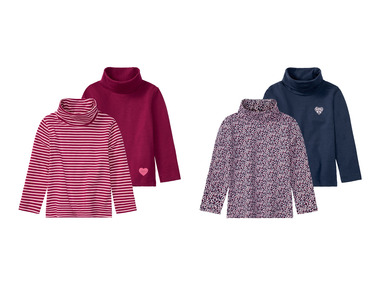 Sous-pull à col roulé en un mélange de coton, set de 2 lupilu®