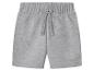 Short de survêtement gris pour enfant avec cordon de serrage à la taille.