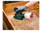 Een Parkside schuurmachine wordt gebruikt om hout te schuren.