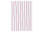Torchons de cuisine blancs à rayures rouges