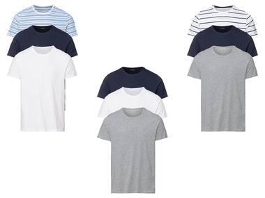 LIVERGY® Set van 3 t-shirts van een katoenmix