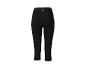 Legging capri noir pour femme avec taille haute et poche latérale