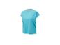 Crivit dames T-shirt, turquoise, korte mouwen.