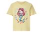 T-shirt jaune à manches courtes avec une sirène et le slogan 'Mermaids are real'.