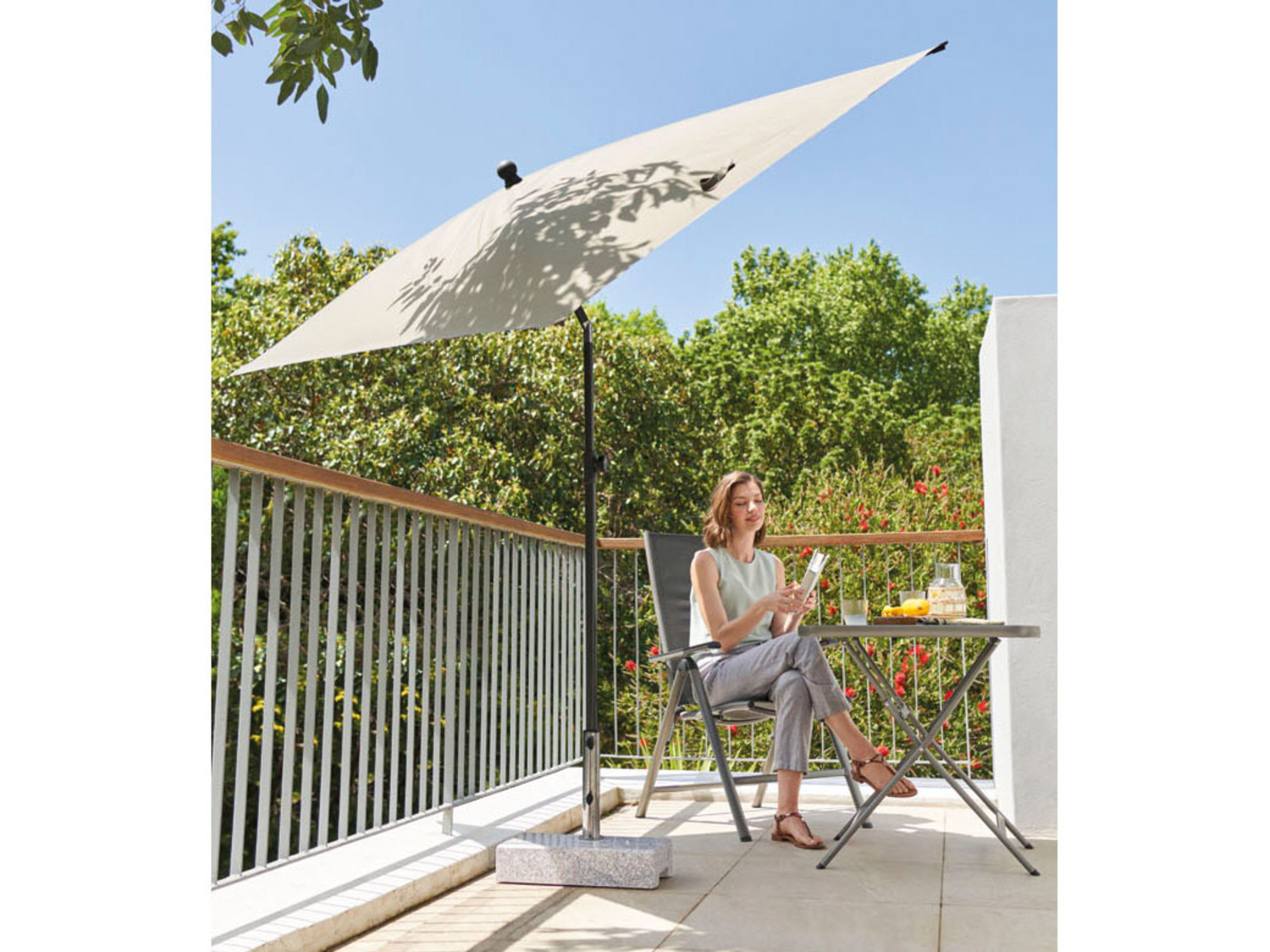 Aggregaat lint moord LIVARNO home Parasol, 210 x 140 cm | Lidl.be