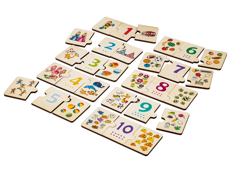 Ga naar volledige schermweergave: Playtive Educatieve houten puzzel - afbeelding 4