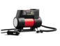 Un compresseur de pneu pour voiture Ultimate Speed UMK 10 E4 avec un tuyau et une prise 12V.