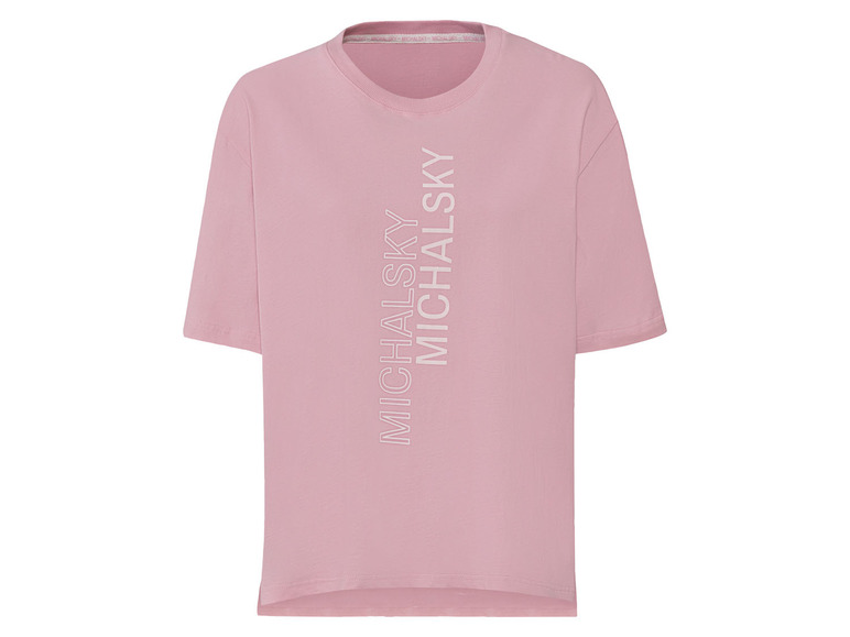 Aller en mode plein écran Michalsky T-shirt en coton avec application de logo - Photo 2