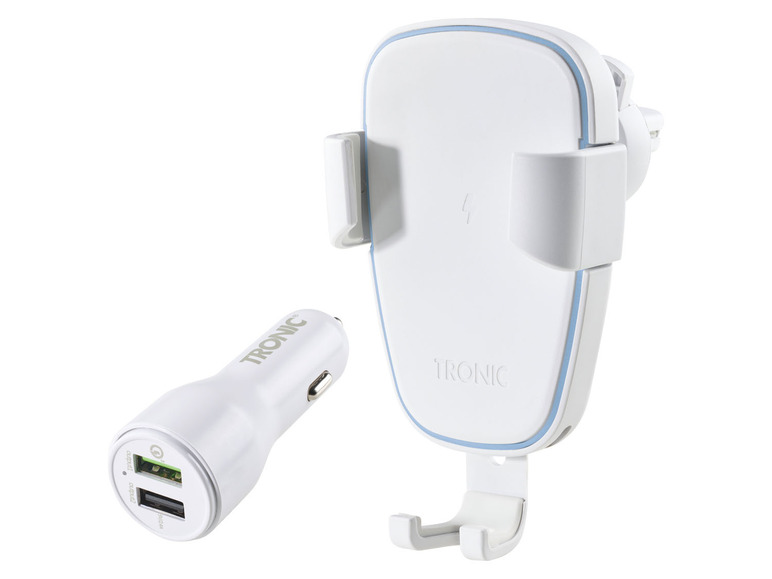 Aller en mode plein écran TRONIC® Support de téléphone pour voiture avec fonction de charge Qi® - Photo 6