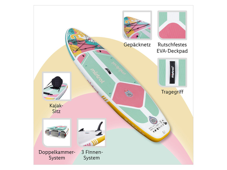 Aller en mode plein écran Mistral Planche SUP gonflable Allround Vivid - Photo 3