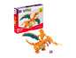Mega Construx Pokémon Charizard avec des flammes et une Poké Ball