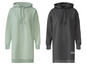 Twee hoodies, een in lichtgroen en een in grijs met de tekst 'Good things will happen'.