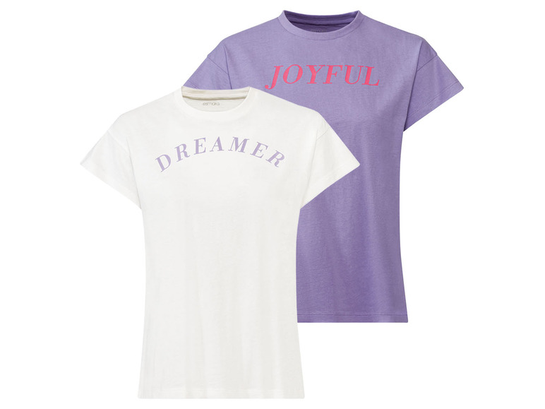 Ga naar volledige schermweergave: esmara® Set van 2 katoenen T-shirts - afbeelding 2