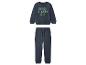 Survêtement bleu pour enfant avec le texte 'READY STEADY GO!' sur le sweat.