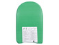 Groen bodyboard voor waterpret.