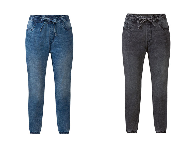 Ga naar volledige schermweergave: esmara® Joggingbroek in denimlook - afbeelding 1