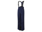 Blauwe ski-overall met bretels