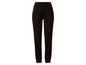 Pantalon de jogging noir avec ceinture élastique.