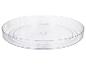 Plateau tournant rond transparent pour le rangement
