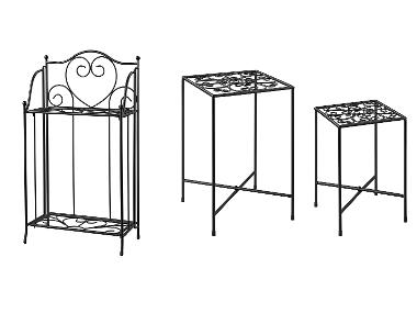 LIVARNO® Étagère à fleurs ou set de tabourets pour plantes