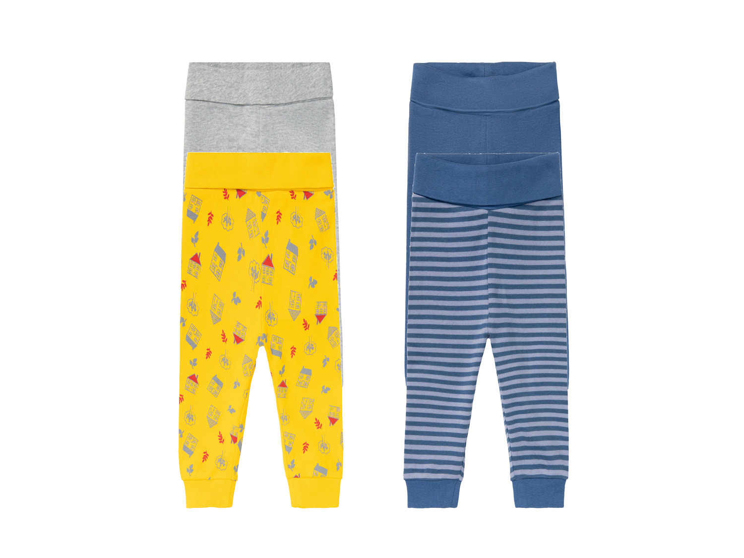 lupilu Set de 2 pantalons de jogging en un m lange de