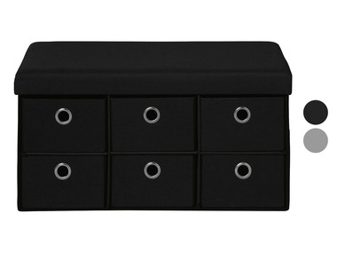 Banc-coffre avec espace de rangement, 76 x 38 x 38 cm LIVARNO home